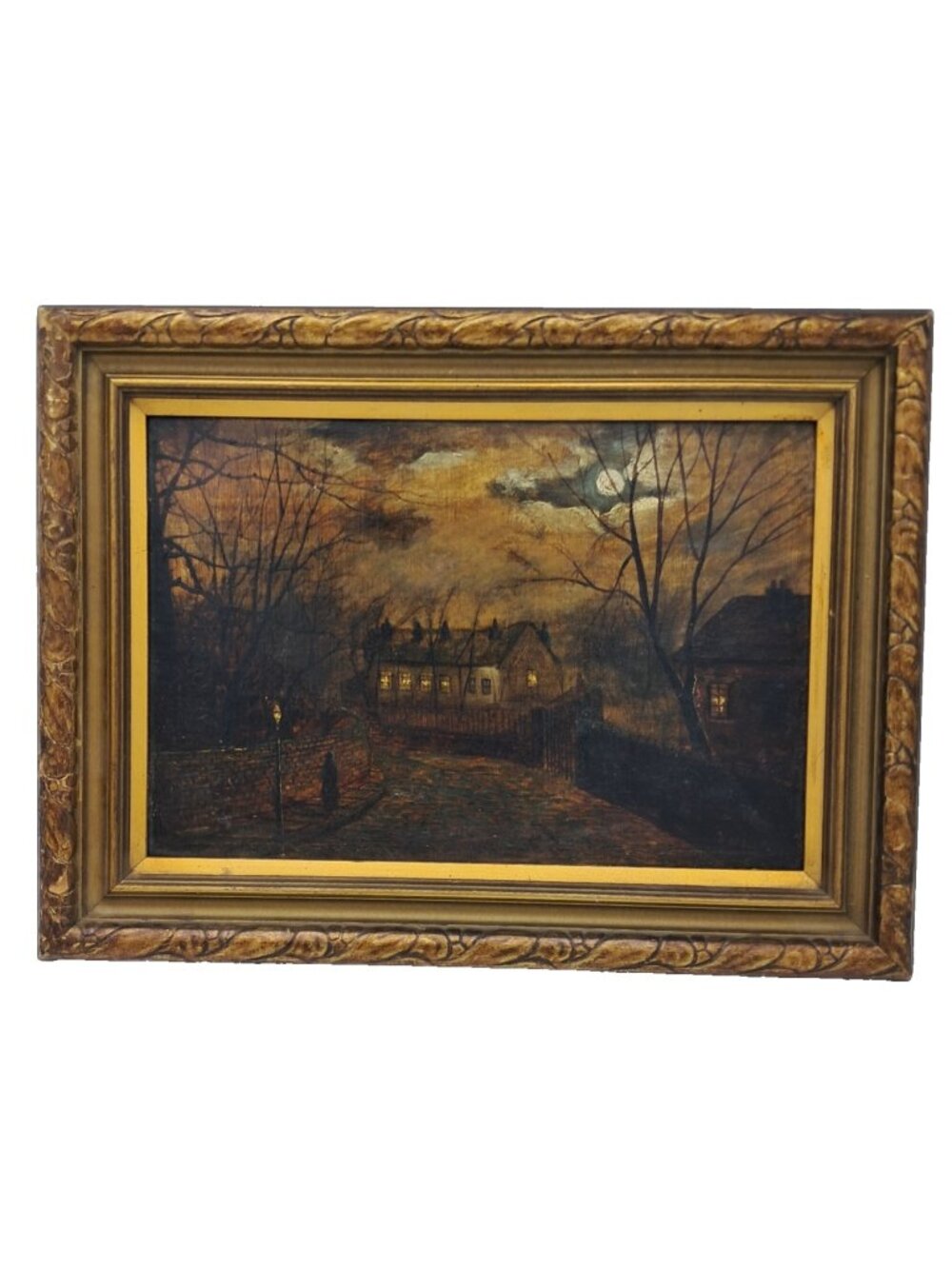 Walter Linsley Meegan Painting-15 x 12 inches-Original Frame-Signed